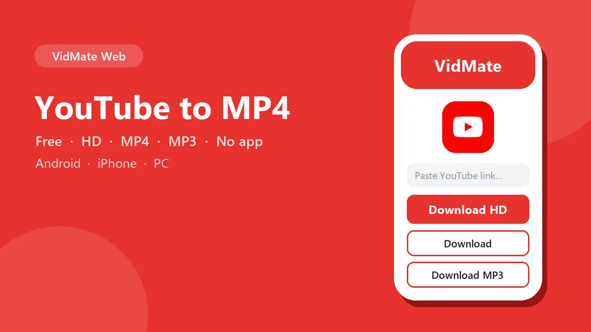 YouTube to MP4: download YouTube videos in HD on Android, iPhone and PC