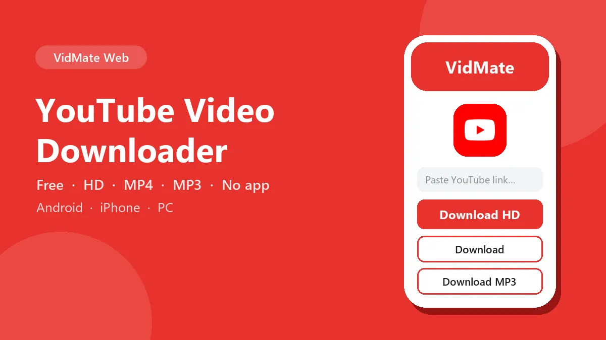 YouTube Video Downloader: download YouTube videos in HD on Android, iPhone and PC